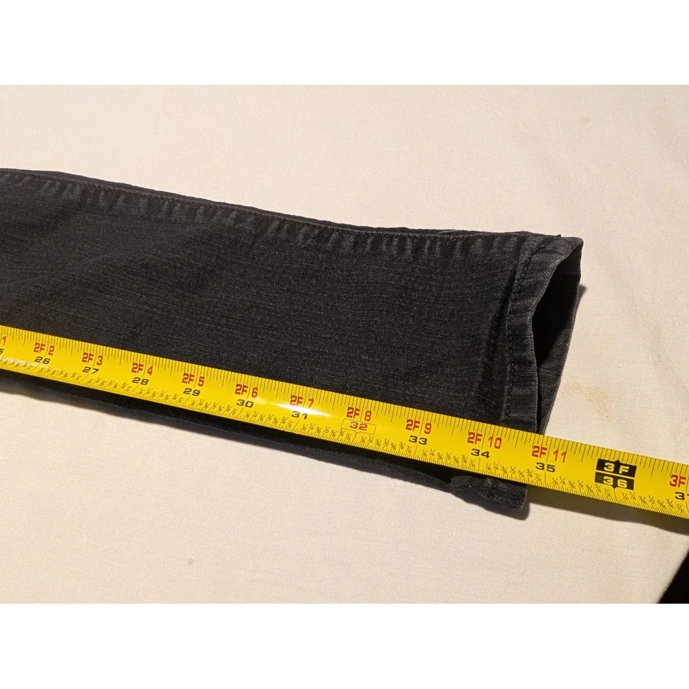 The Childrens Place Girls Super Skinny Jeans Black Denim Slim Fit Size 14 Slim